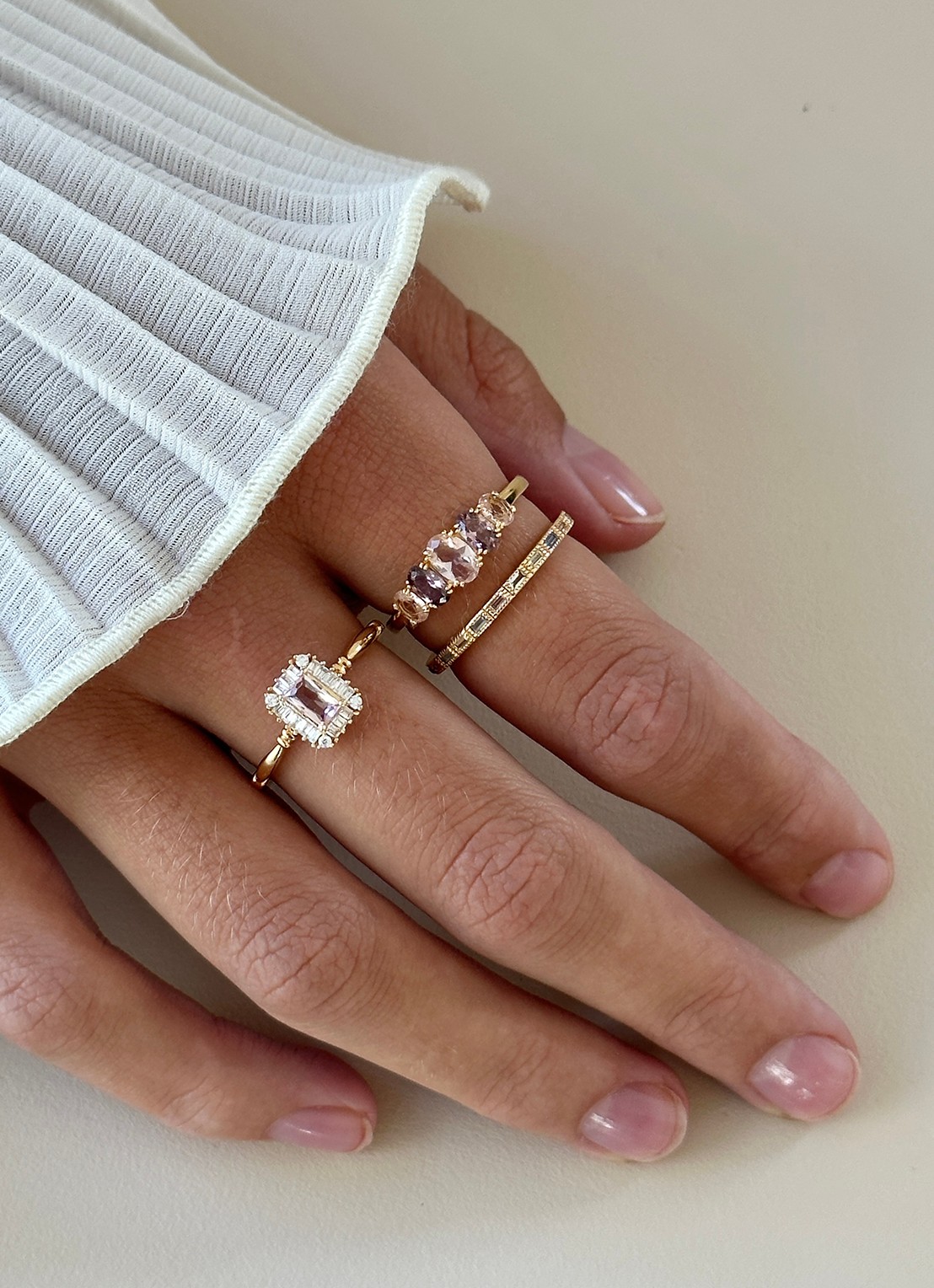 24Kae Ring verguld 124130Y - detail 5 goud