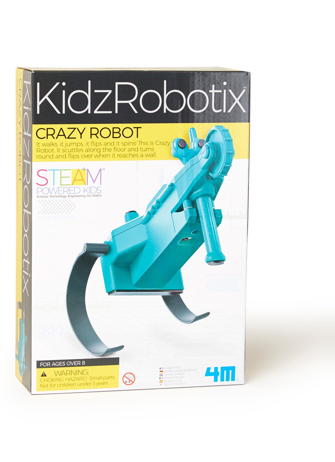 4M Crazy Robot bouwkit - voorkant undefined