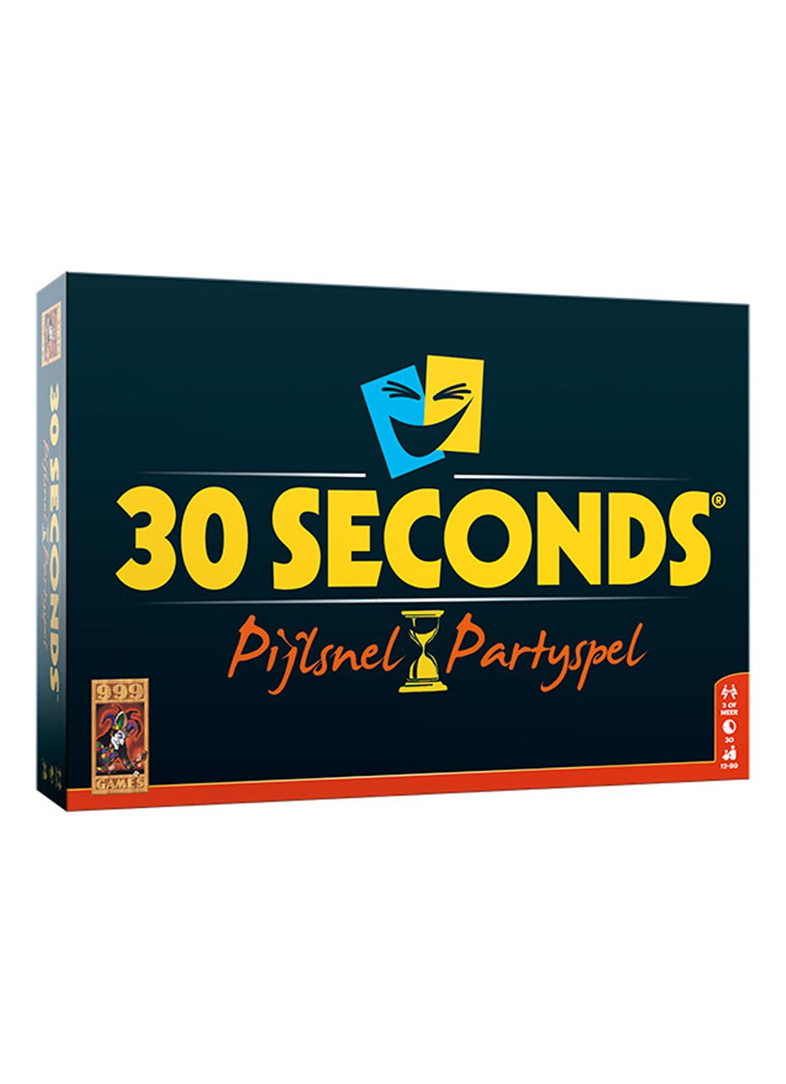 999 Games 30 seconds - voorkant zwart