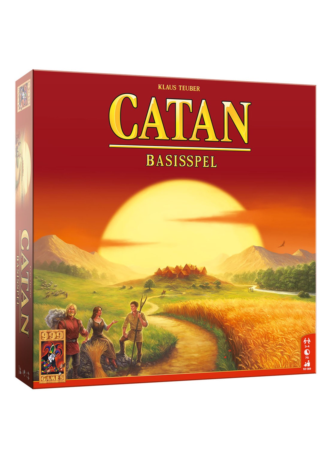 999 Games Catan-bassisspel - voorkant 2 steenrood