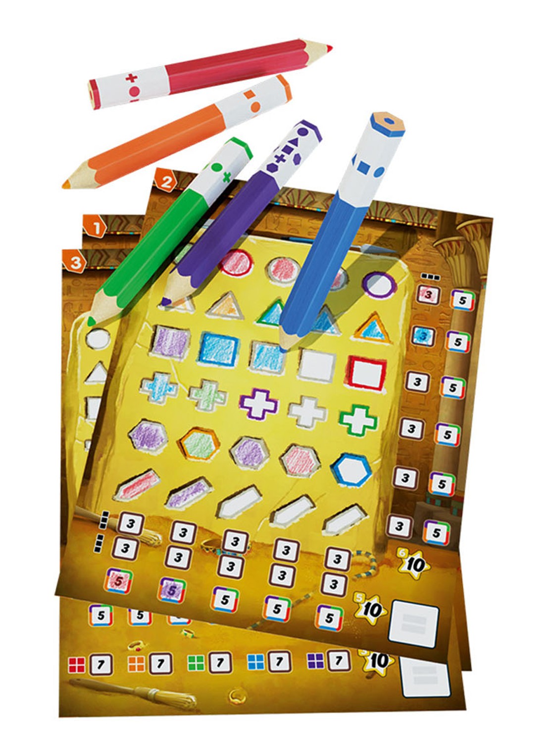 999 Games Pick a Pen Crypten dobbelspel - detail 2 multicolor