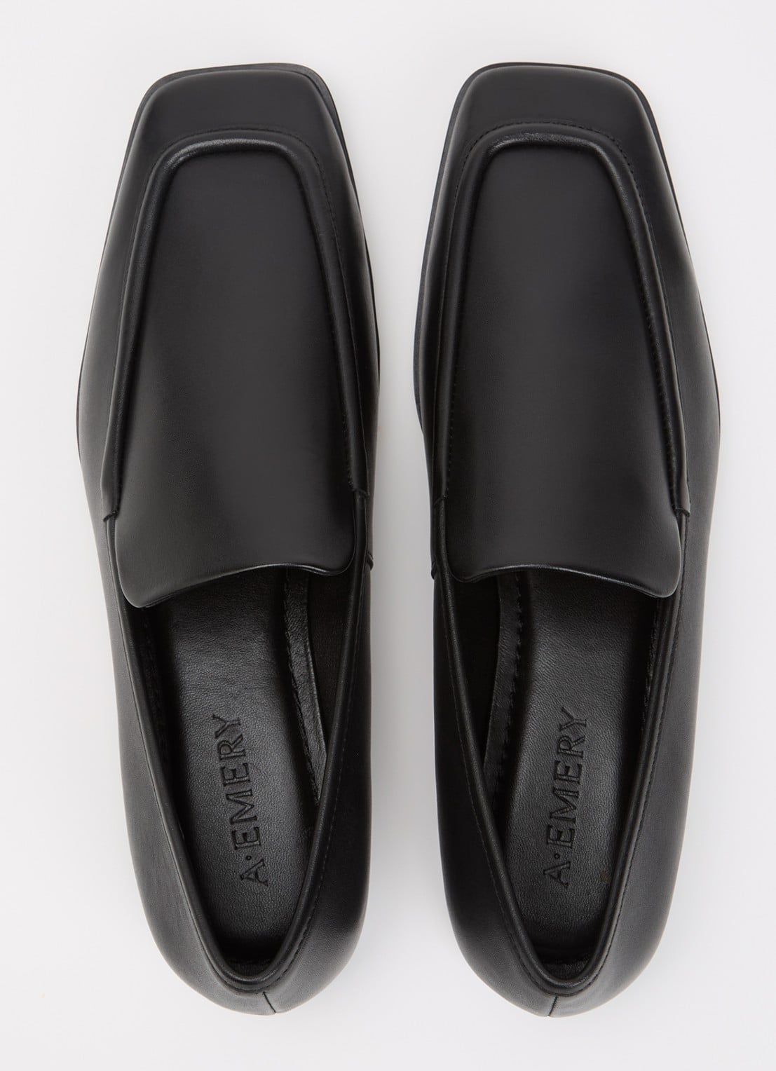 A.EMERY The Lane loafer van leer - detail 4 zwart