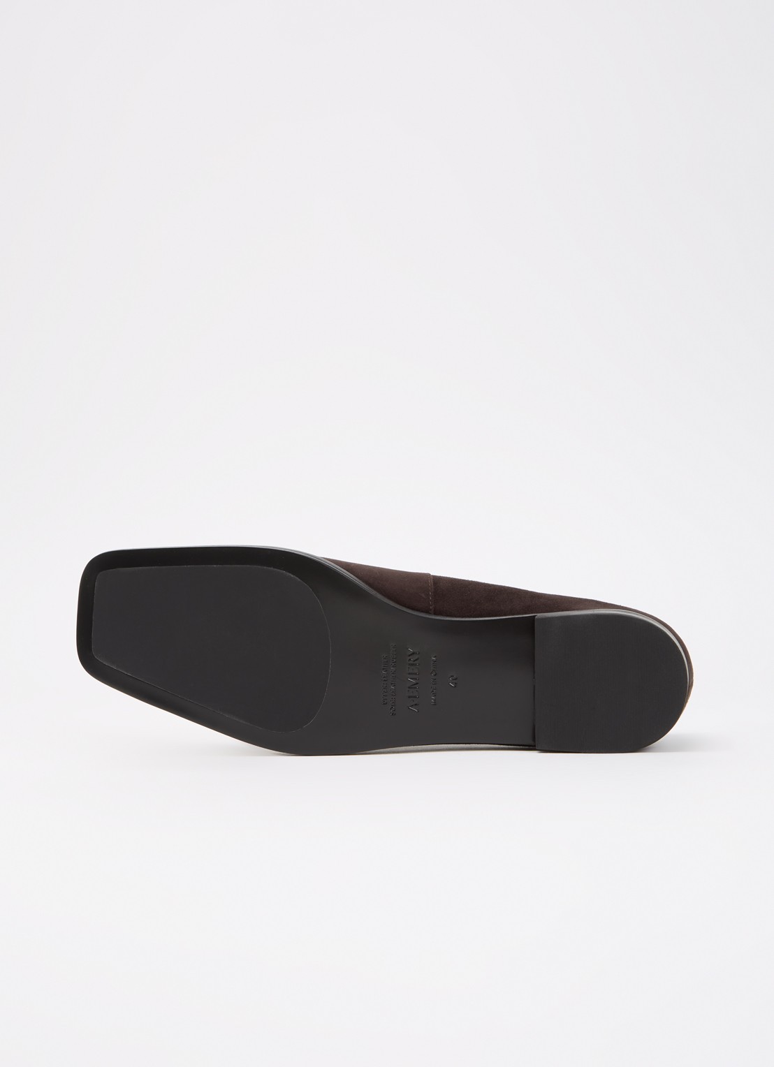 A.EMERY The Lane loafer van suède - detail 3 donkerbruin