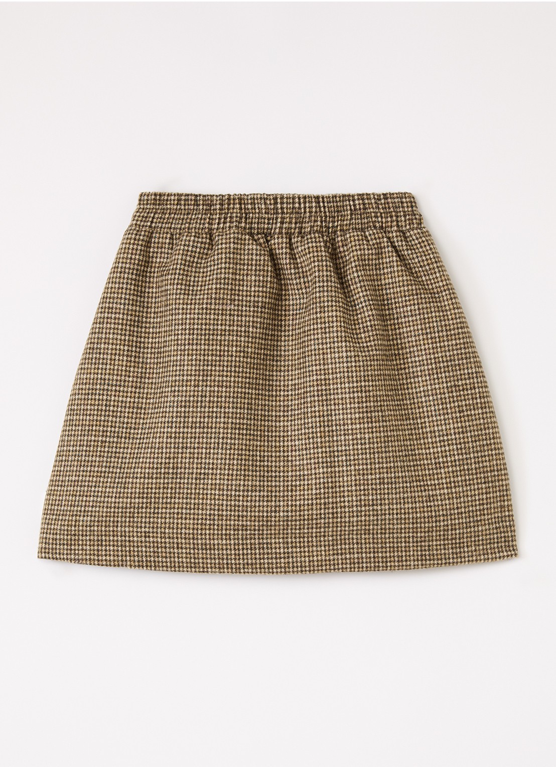 Aaiko Lomay rok in wolblend - voorkant 2 beige