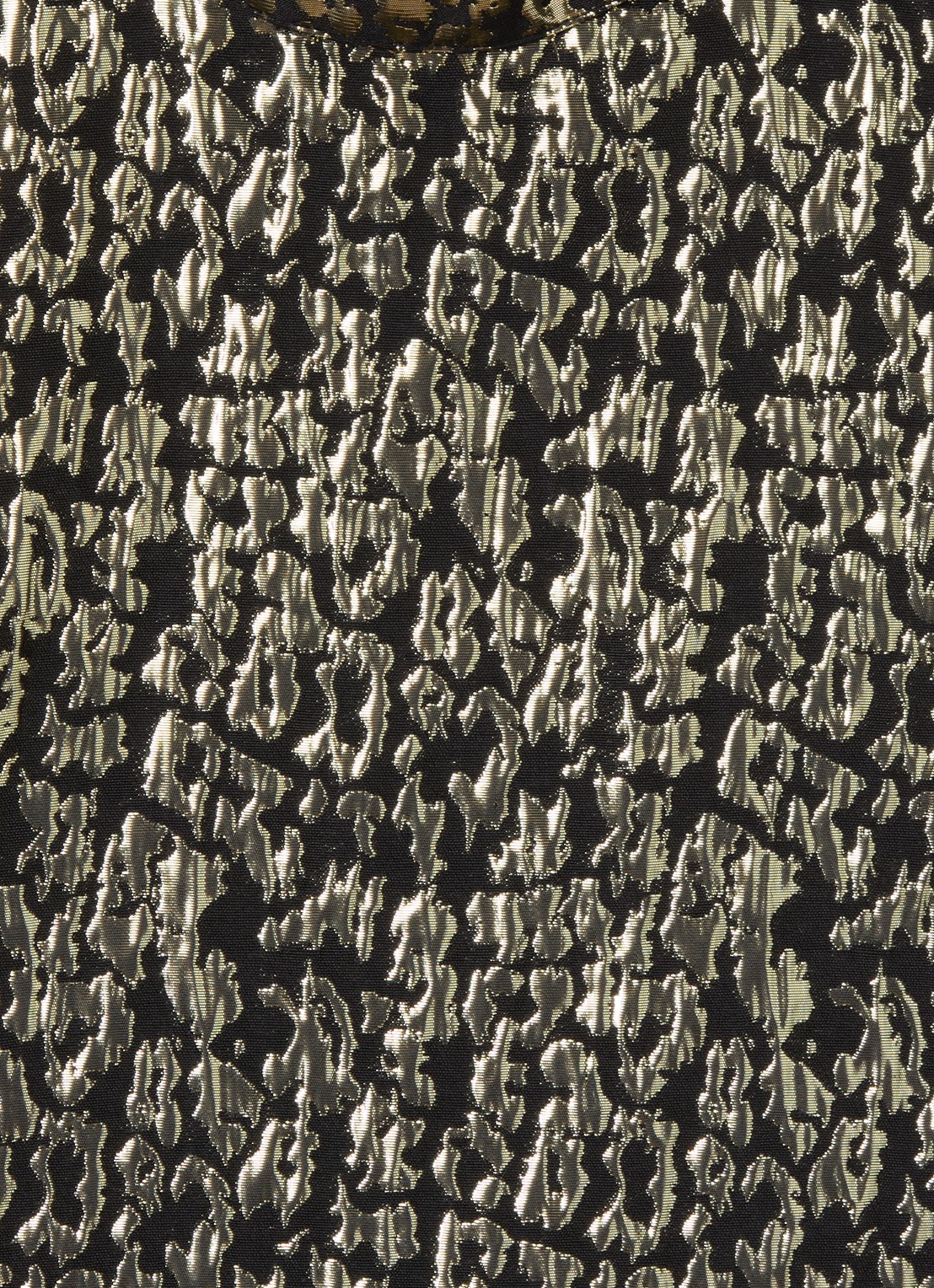 Aaiko Nicole jurk met jacquard dessin - detail goud