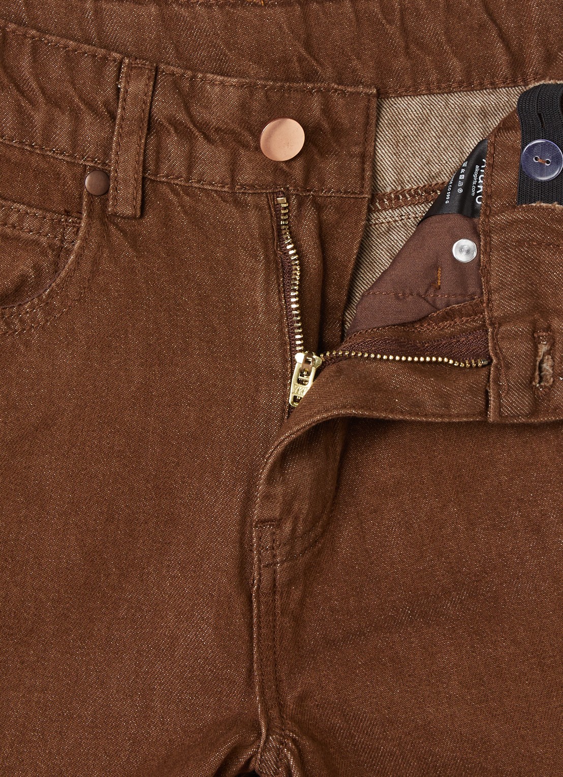 Aaiko Quinn balloon fit jeans - detail 3 bruin