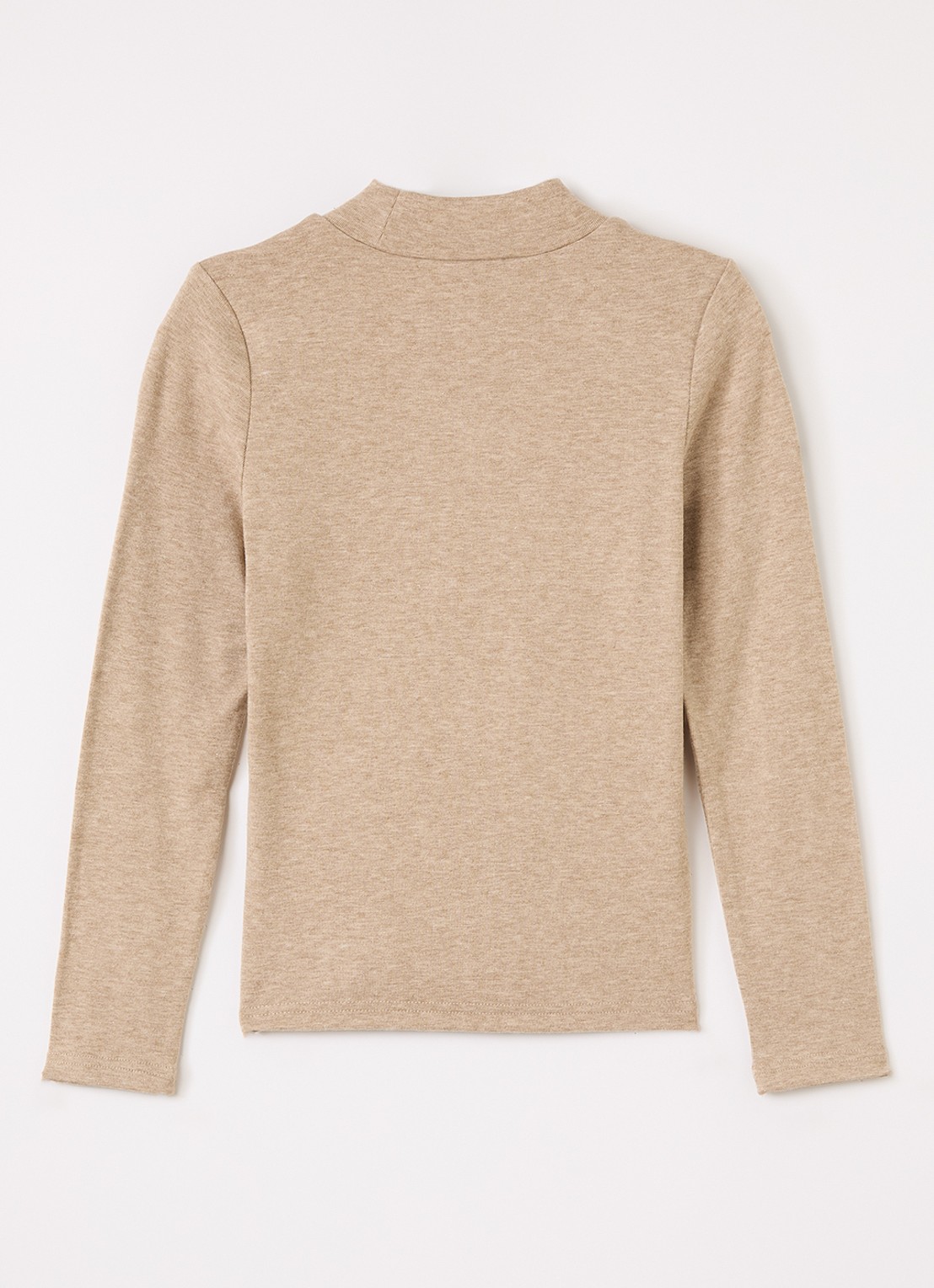 Aaiko Zera fijngebreide pullover met logoborduring - voorkant 2 beige