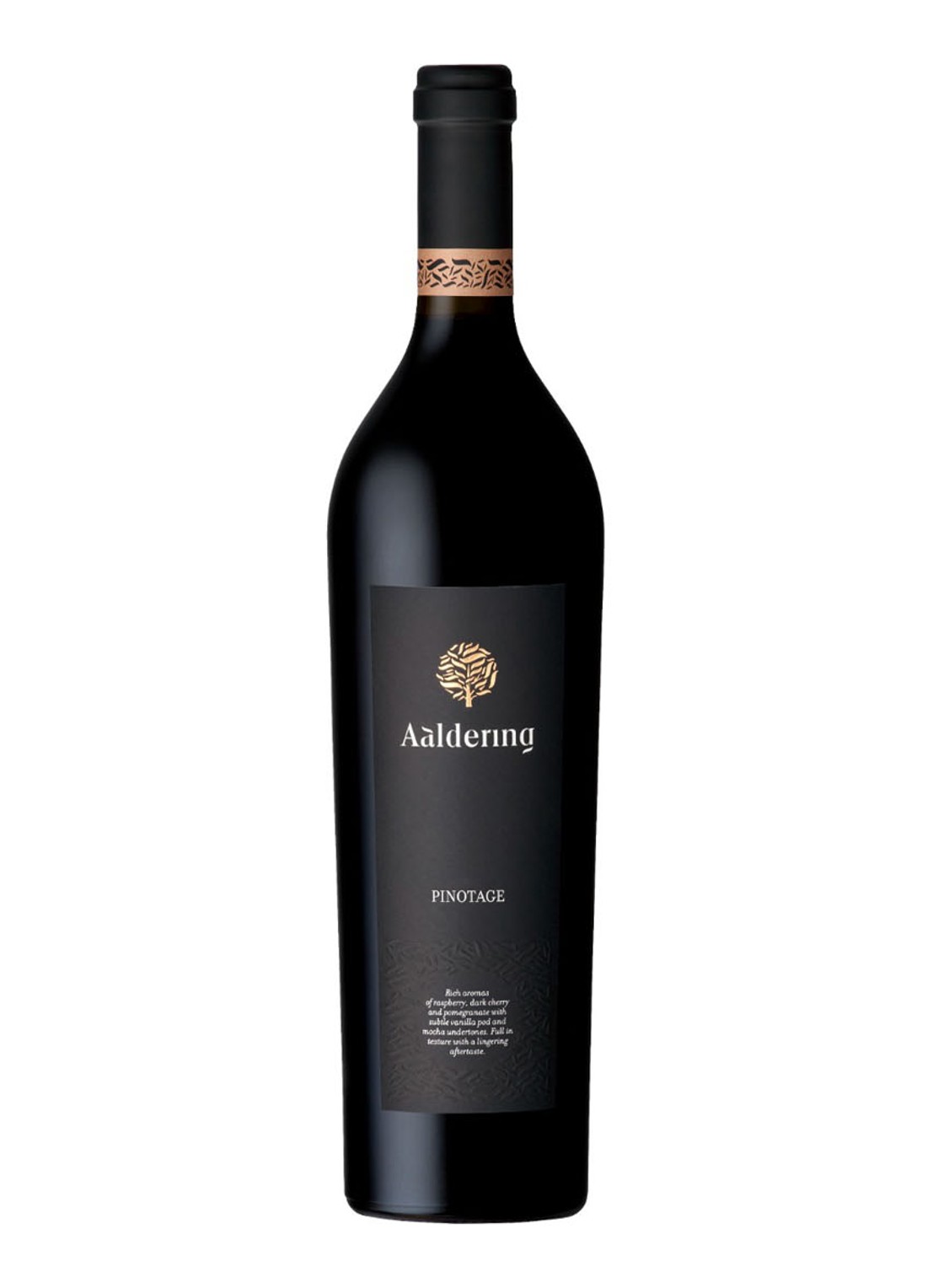 Aaldering Pinotage rode wijn 750 ml - voorkant undefined