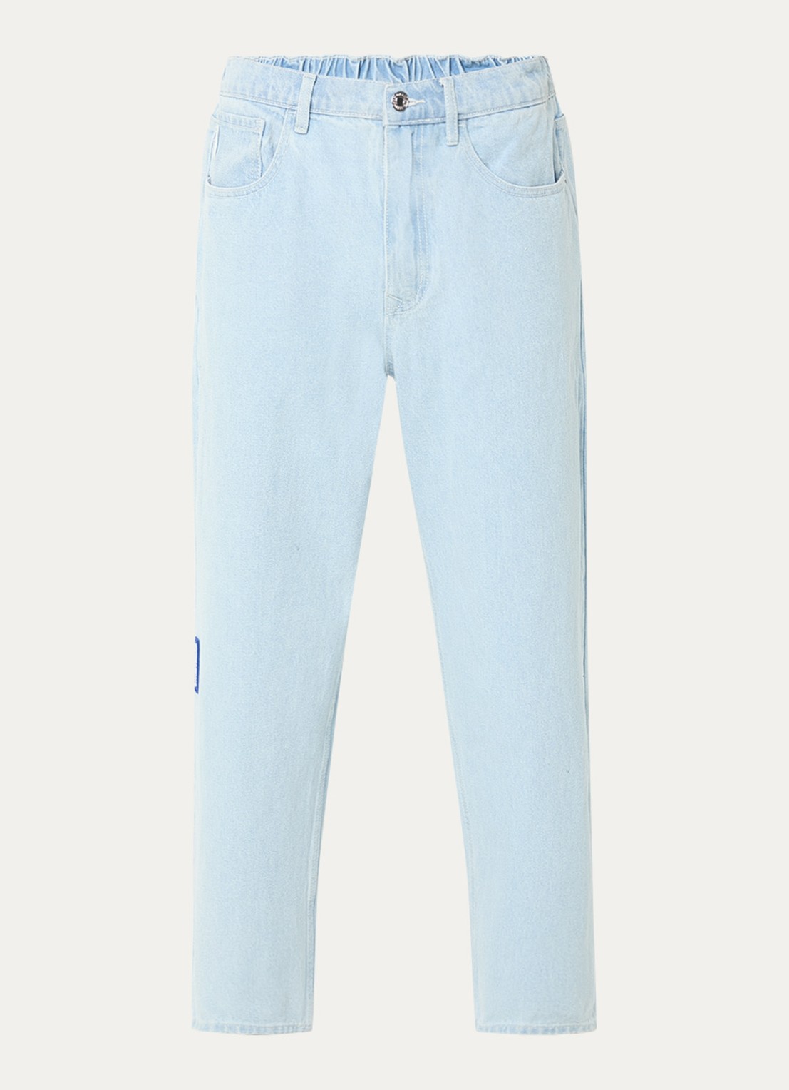 Aape Aape Now loose fit jeans met lichte wassing - voorkant 4 indigo