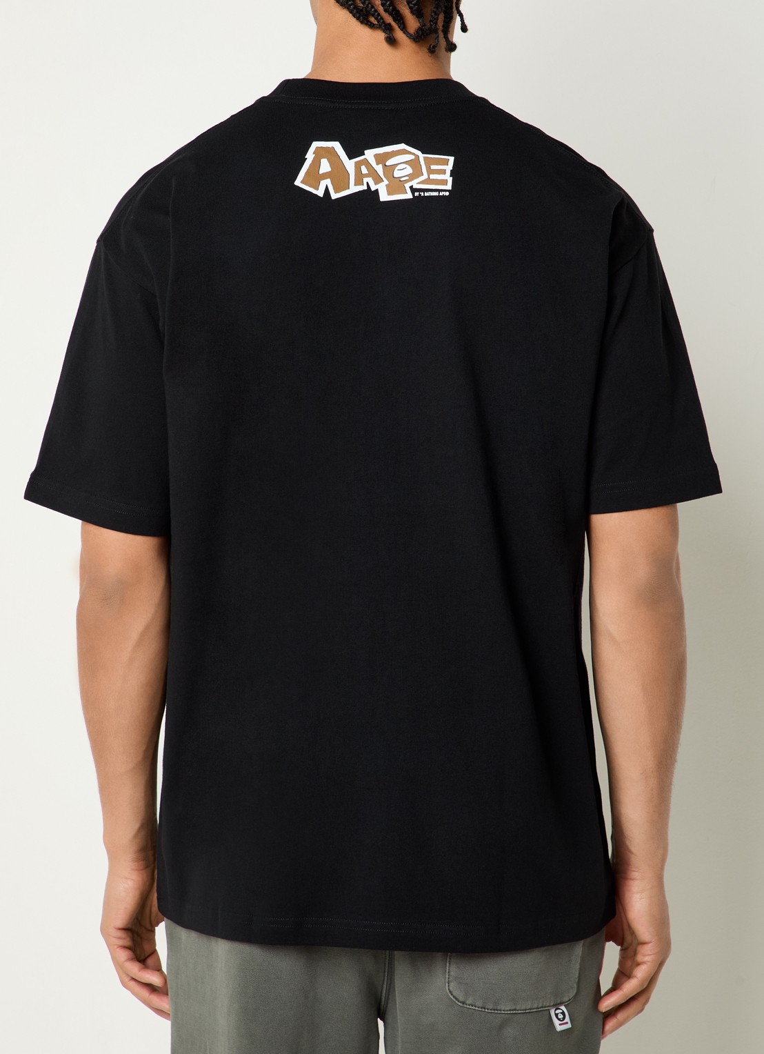 Aape T-shirt met print - achterkant 3 zwart