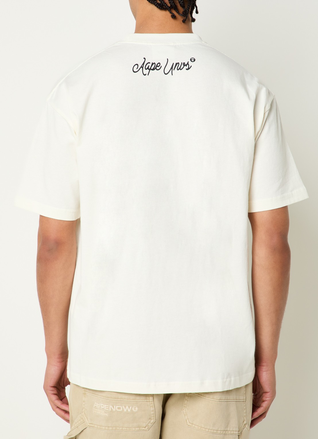 Aape T-shirt met print - achterkant 4 creme