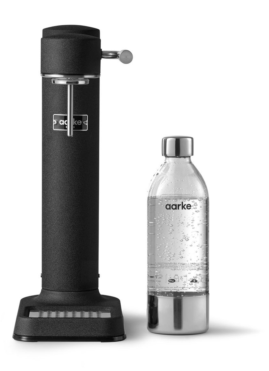 Aarke Carbonator 3 bruiswatertoestel - voorkant 4 zwart