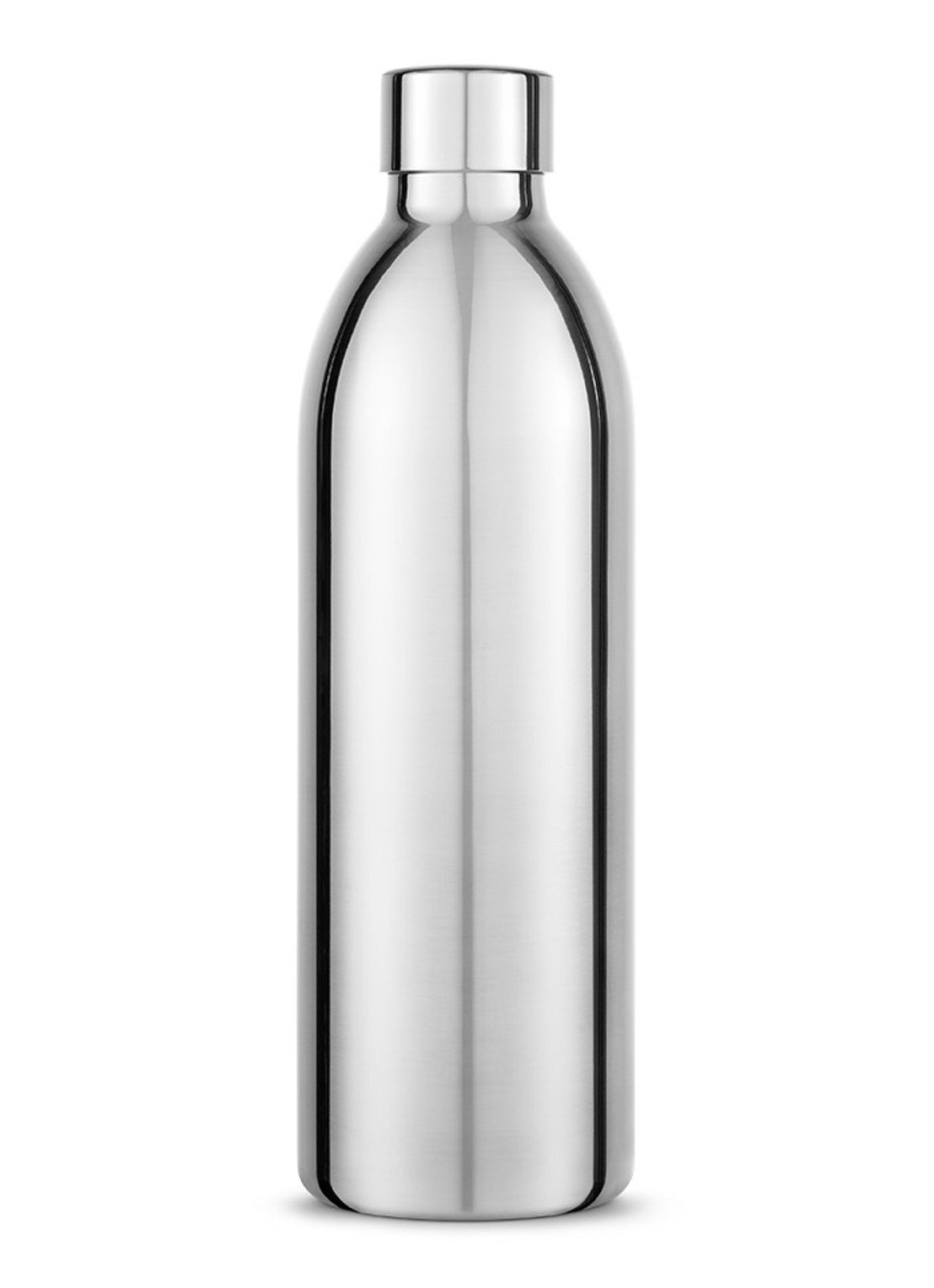 Aarke To-Go Carbonator 3 waterfles 1 liter - voorkant 5 metallic