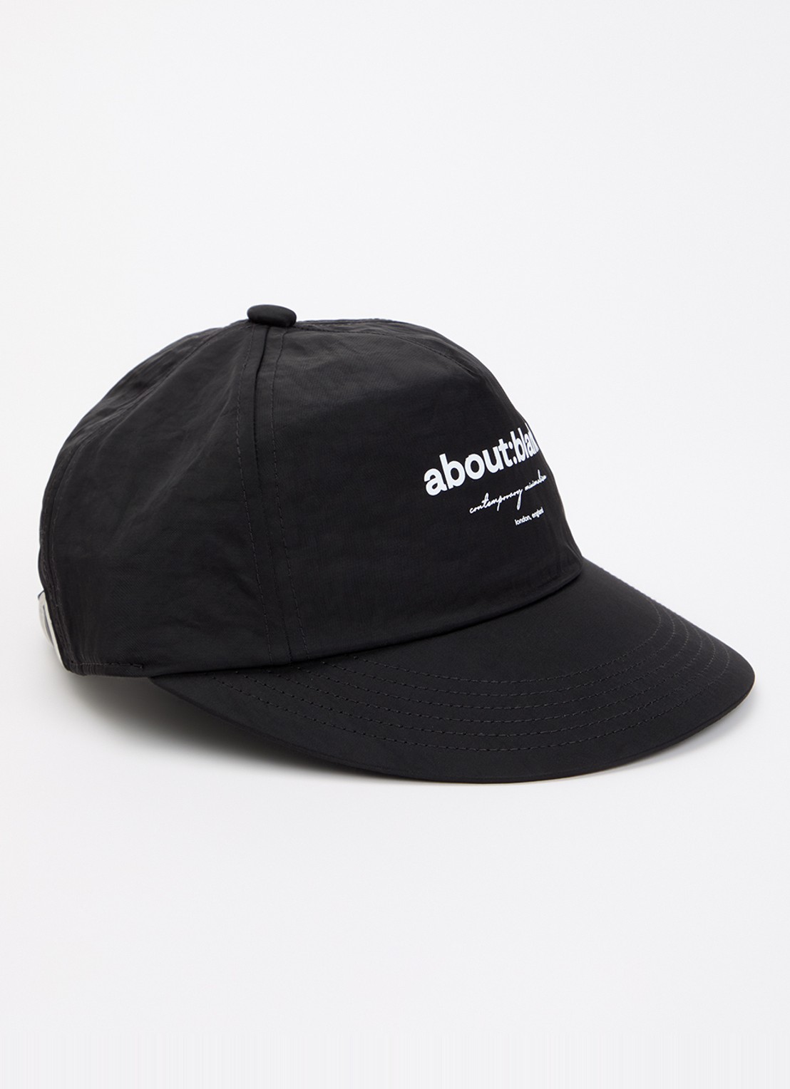 about:blank Box pet met logo - voorkant 2 zwart