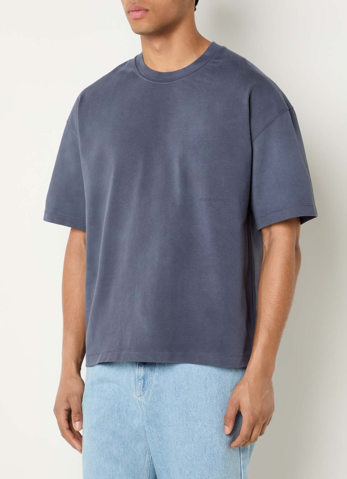 about:blank T-shirt met logoprint - achterkant 2 taupe