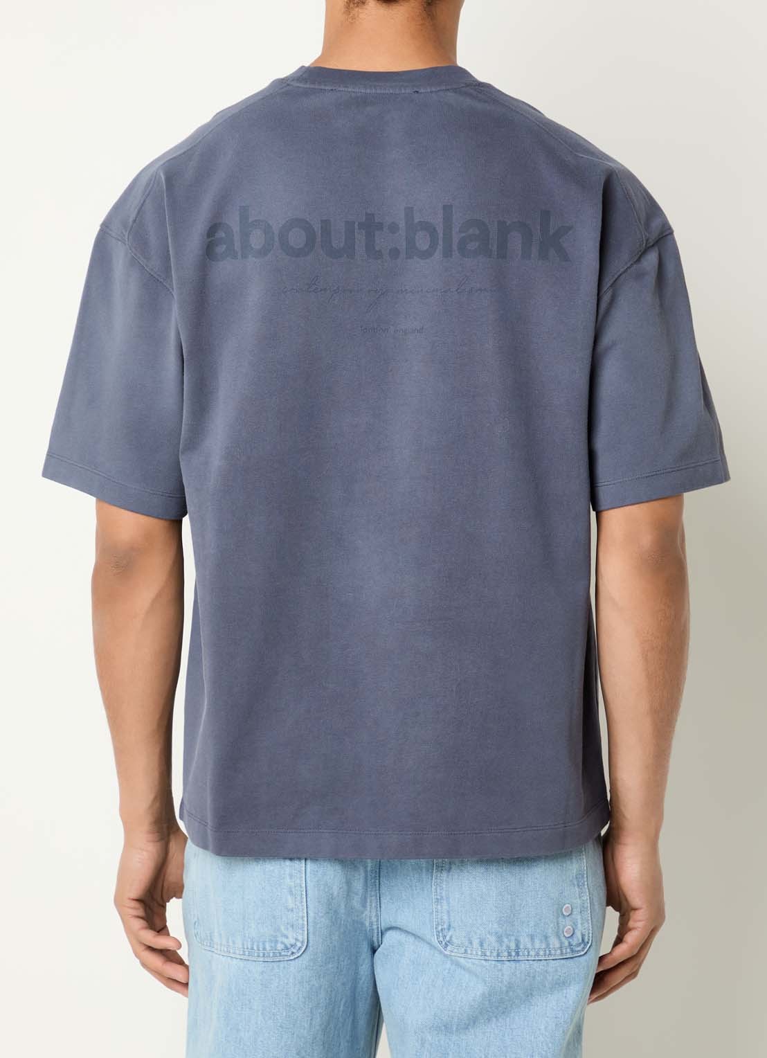 about:blank T-shirt met logoprint - detail taupe