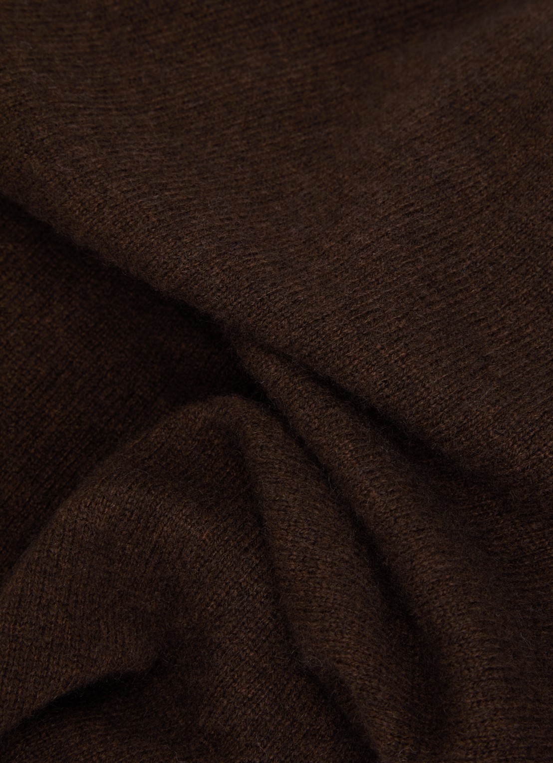 Absolut Cashmere. Danika sjaal van kasjmier met gemêleerd dessin 165 x 80 cm - detail 2 chocoladebruin