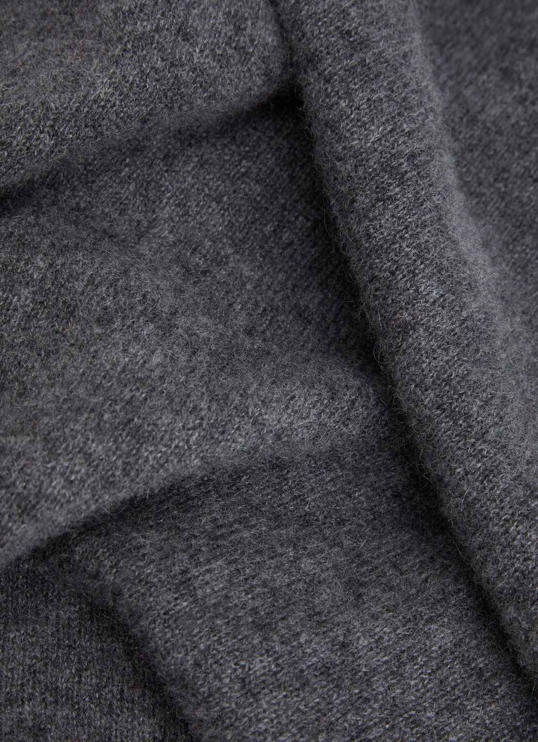 Absolut Cashmere. Danika sjaal van kasjmier met gemêleerd dessin 165 x 80 cm - detail 2 grijsmele