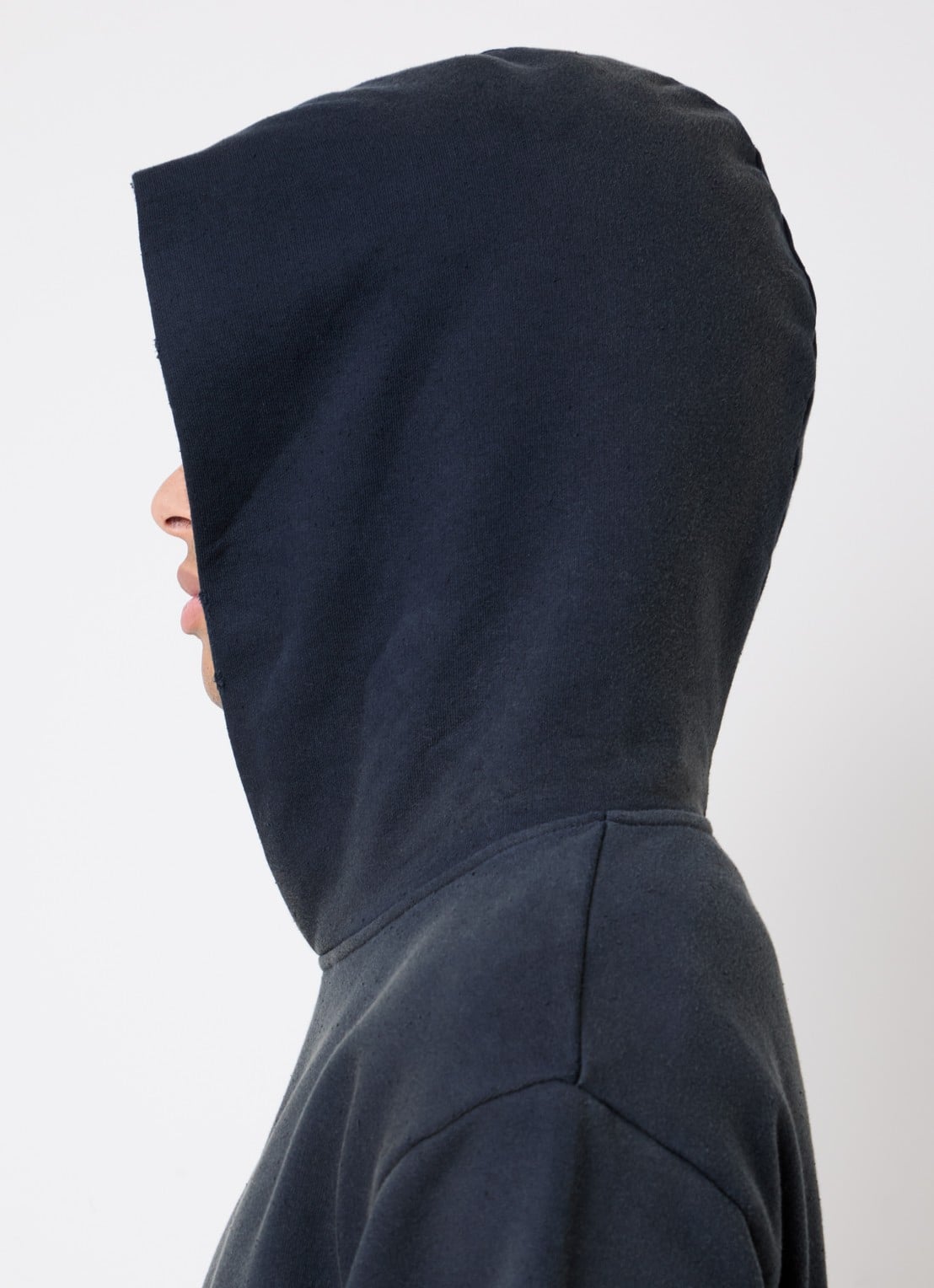 Acne Studios 1996 hoodie met steekzakken - detail 3 donkerblauw