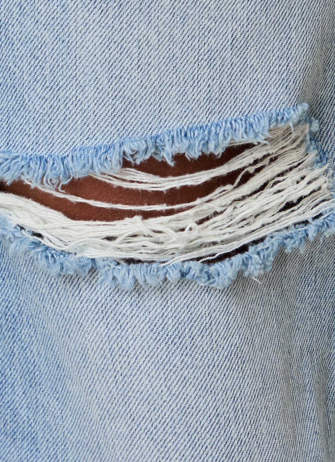 Acne Studios 1996 slim fit jeans met destroyed afwerking - detail 6 indigo
