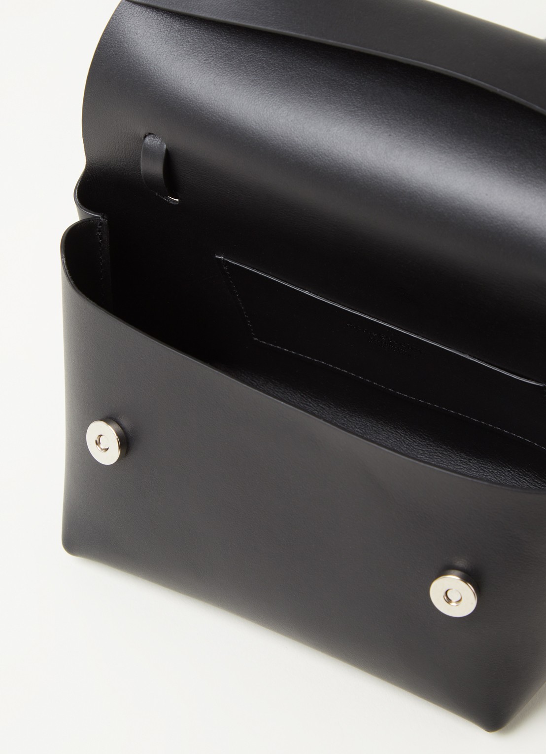 Acne Studios Alexandra Large crossbodytas van leer - detail 2 zwart