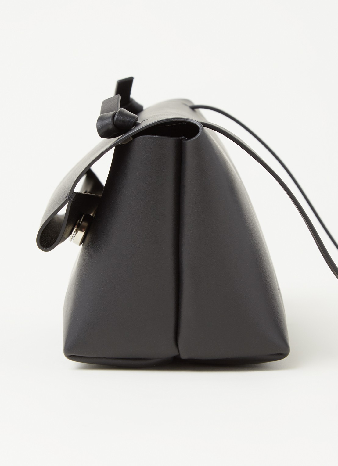 Acne Studios Alexandra Large crossbodytas van leer - detail 3 zwart