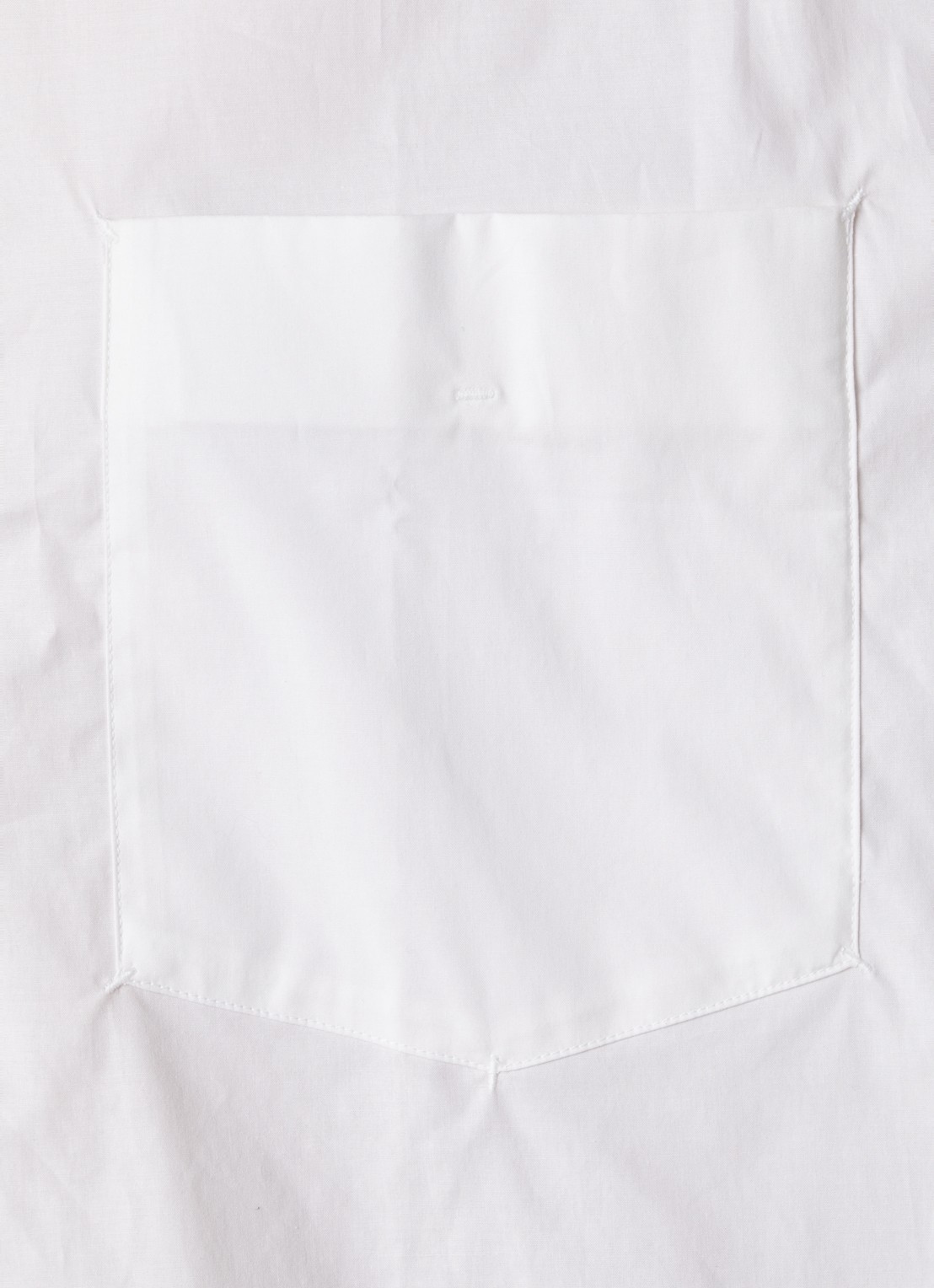 Acne Studios Blouse met borstzak en stretch - detail 3 wit