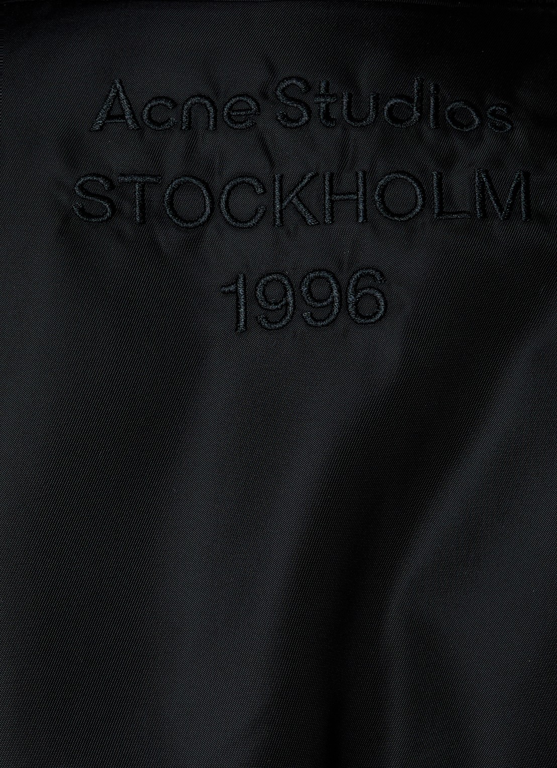Acne Studios Bomberjack met klepzakken - detail 6 zwart