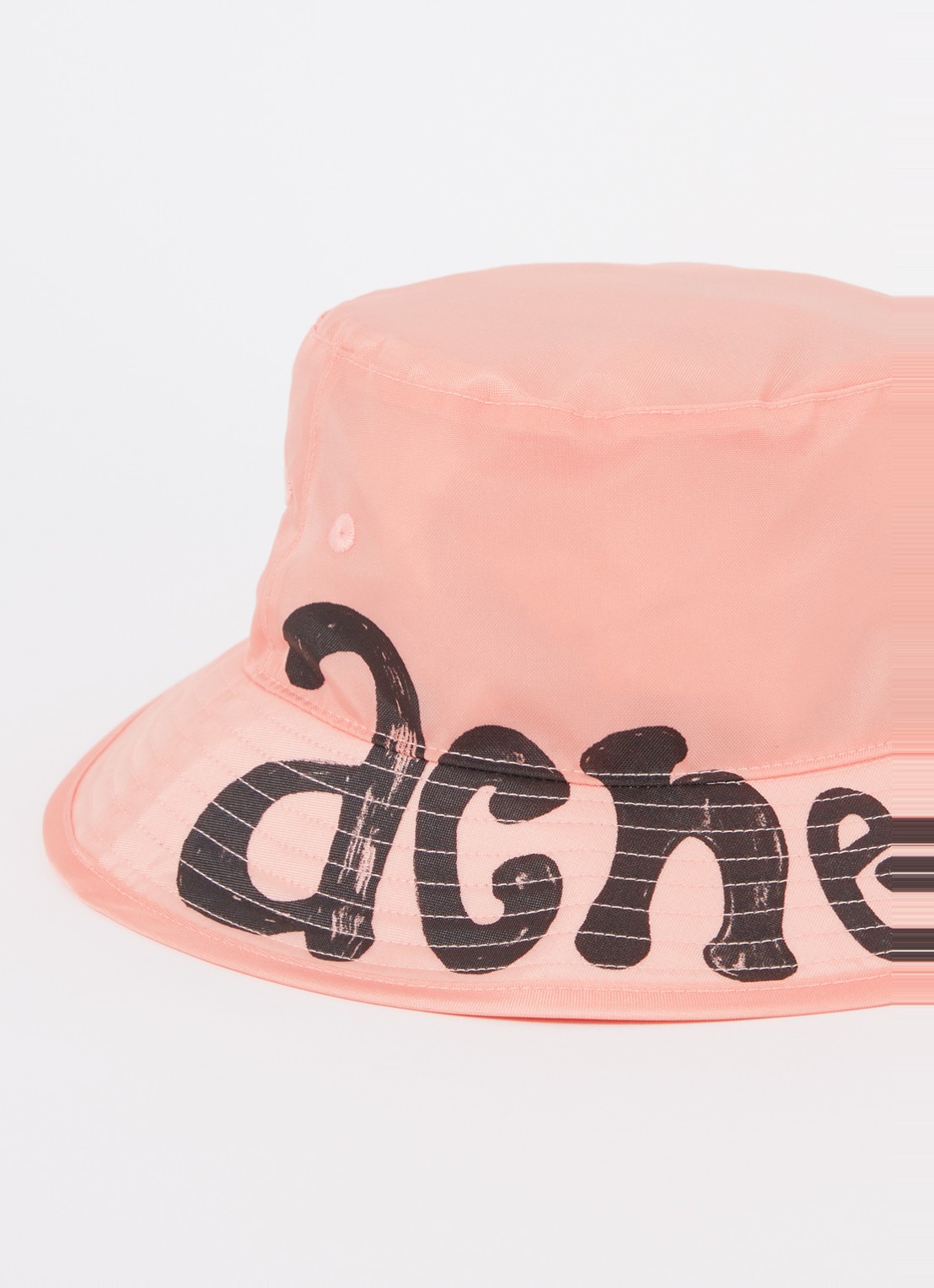 Acne Studios Bucket hoed met logo - detail 2 roze