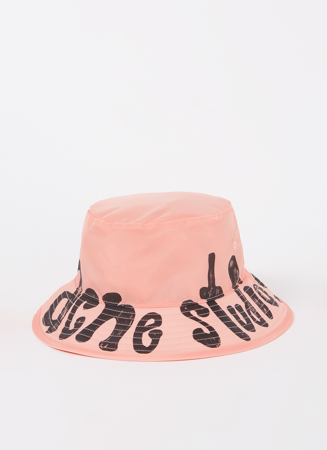 Acne Studios Bucket hoed met logo - voorkant roze