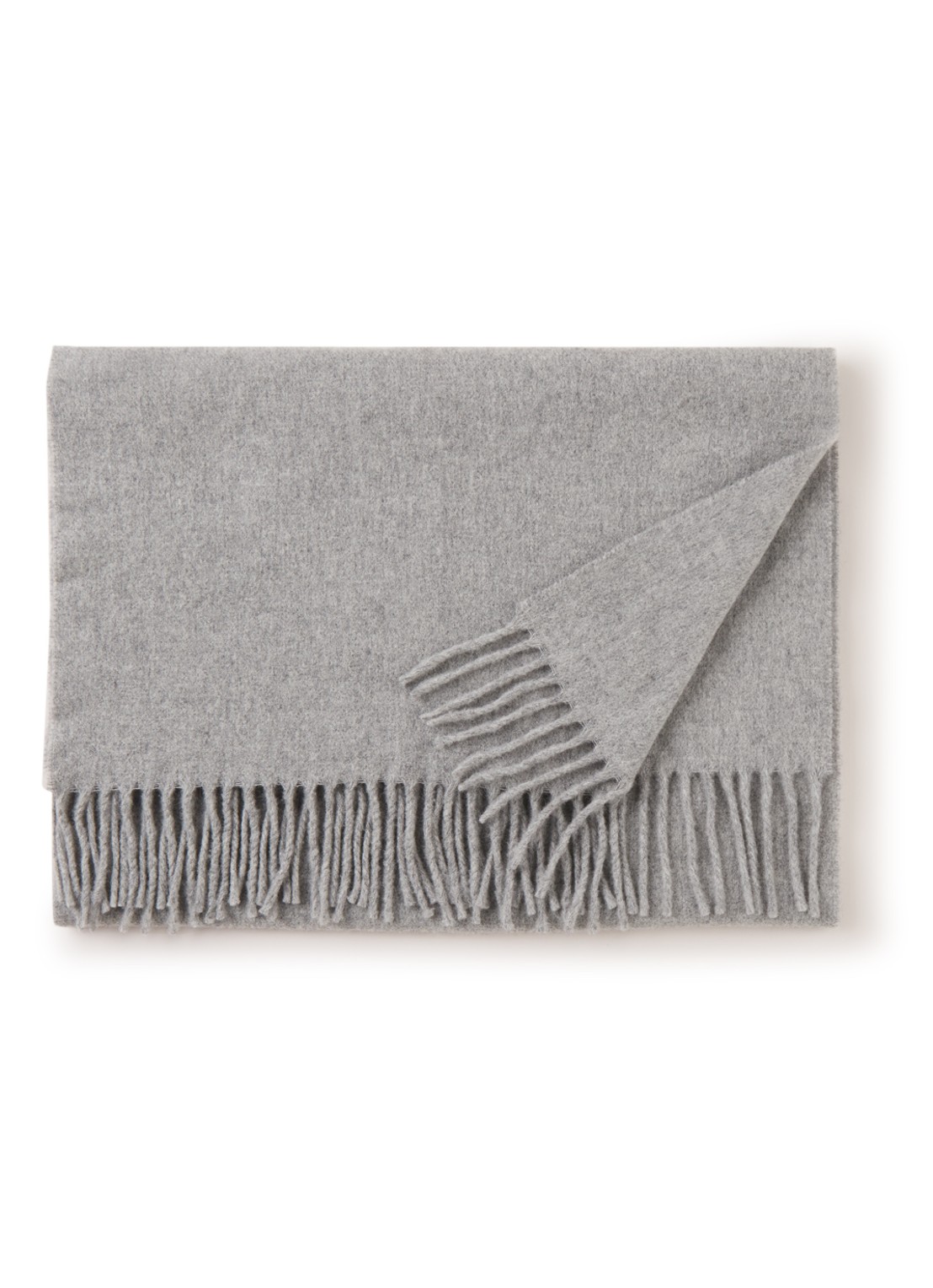 Acne Studios Canada sjaal van scheerwol 200 x 45 cm - voorkant lichtgrijs
