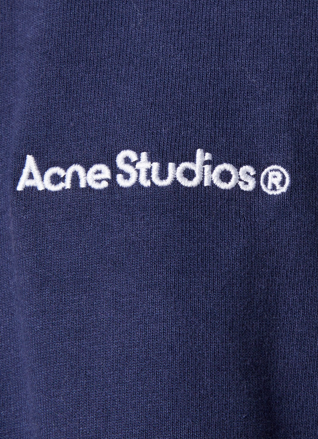 Acne Studios Ericka Registered longsleeve met logo - detail 5 indigo