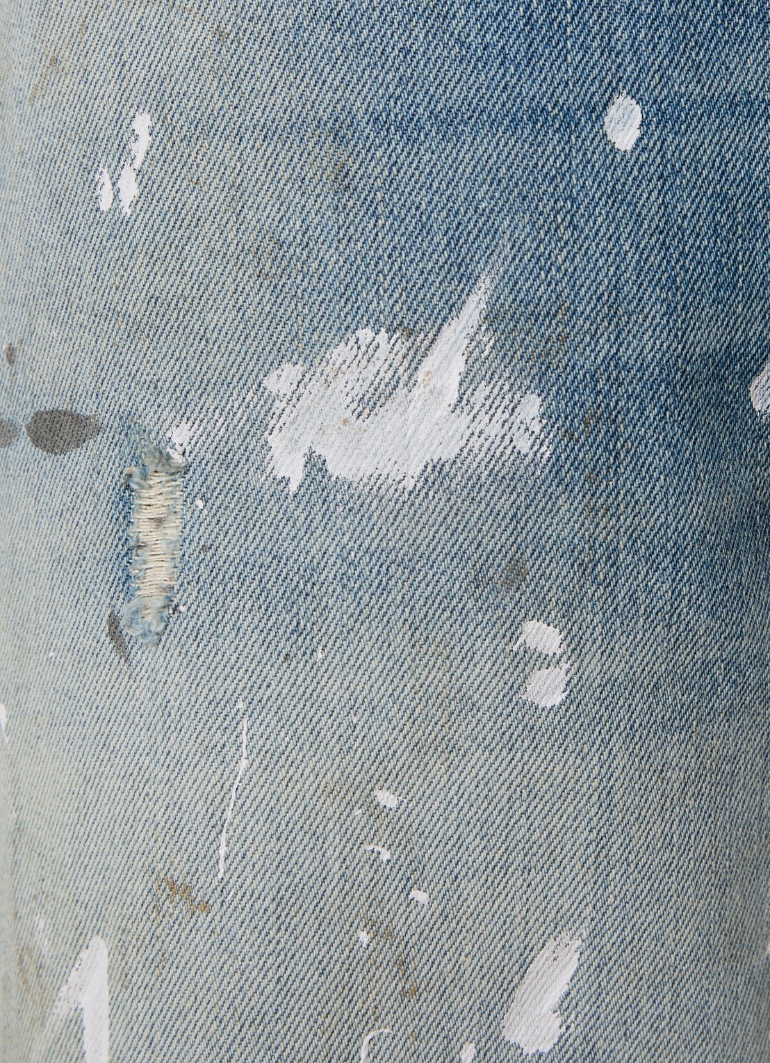 Acne Studios High waist flared jeans met lichte wassing - detail 6 indigo