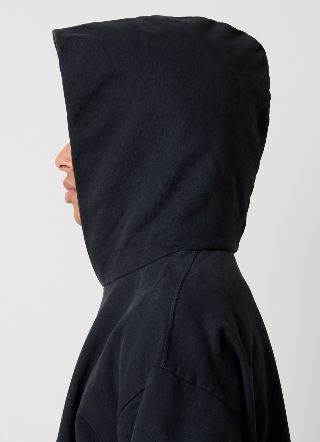 Acne Studios Hoodie met steekzakken en logo - detail 5 zwart