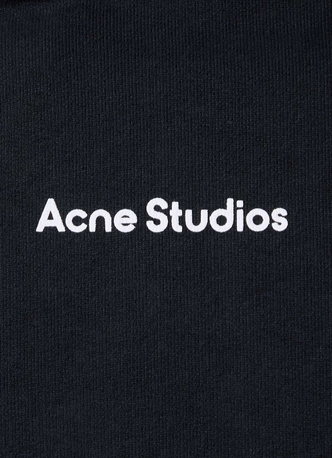 Acne Studios Hoodie met steekzakken en logo - detail 6 zwart