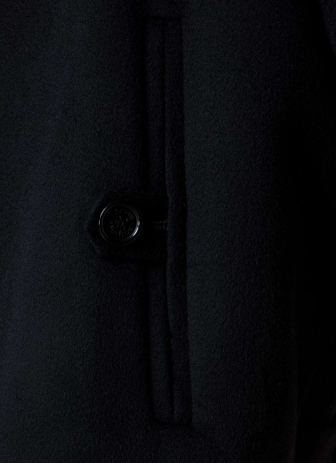 Acne Studios Jack in kasjmierblend met steekzakken - detail 3 zwart