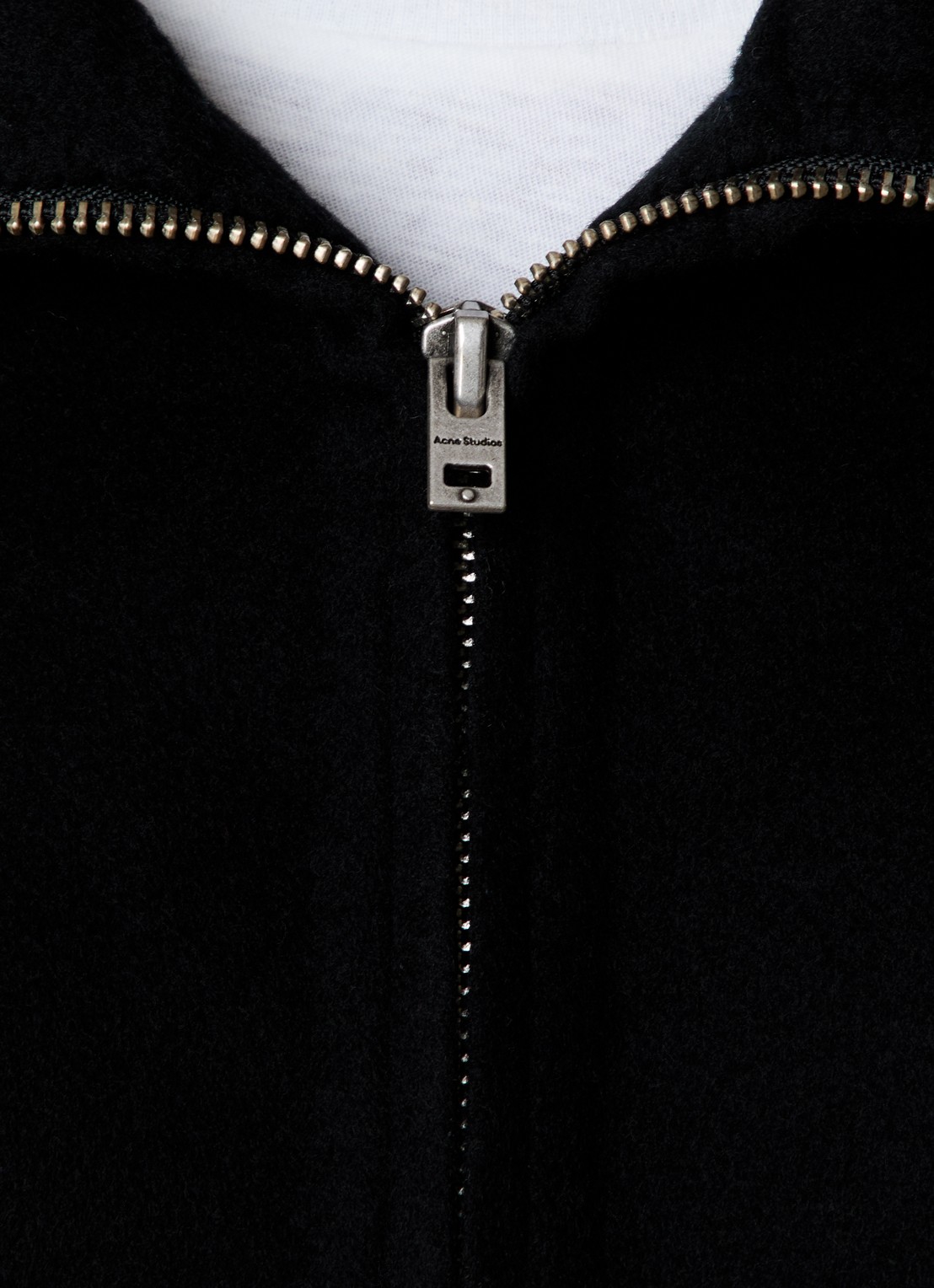 Acne Studios Jack in kasjmierblend - detail 3 zwart