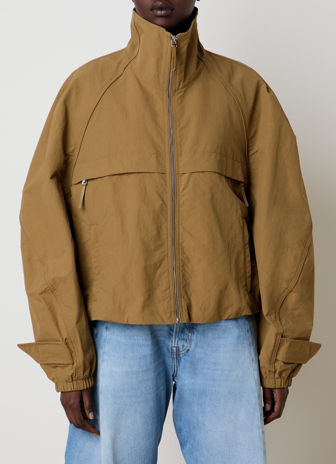 Acne Studios Jack met ritszakken - detail 3 beige