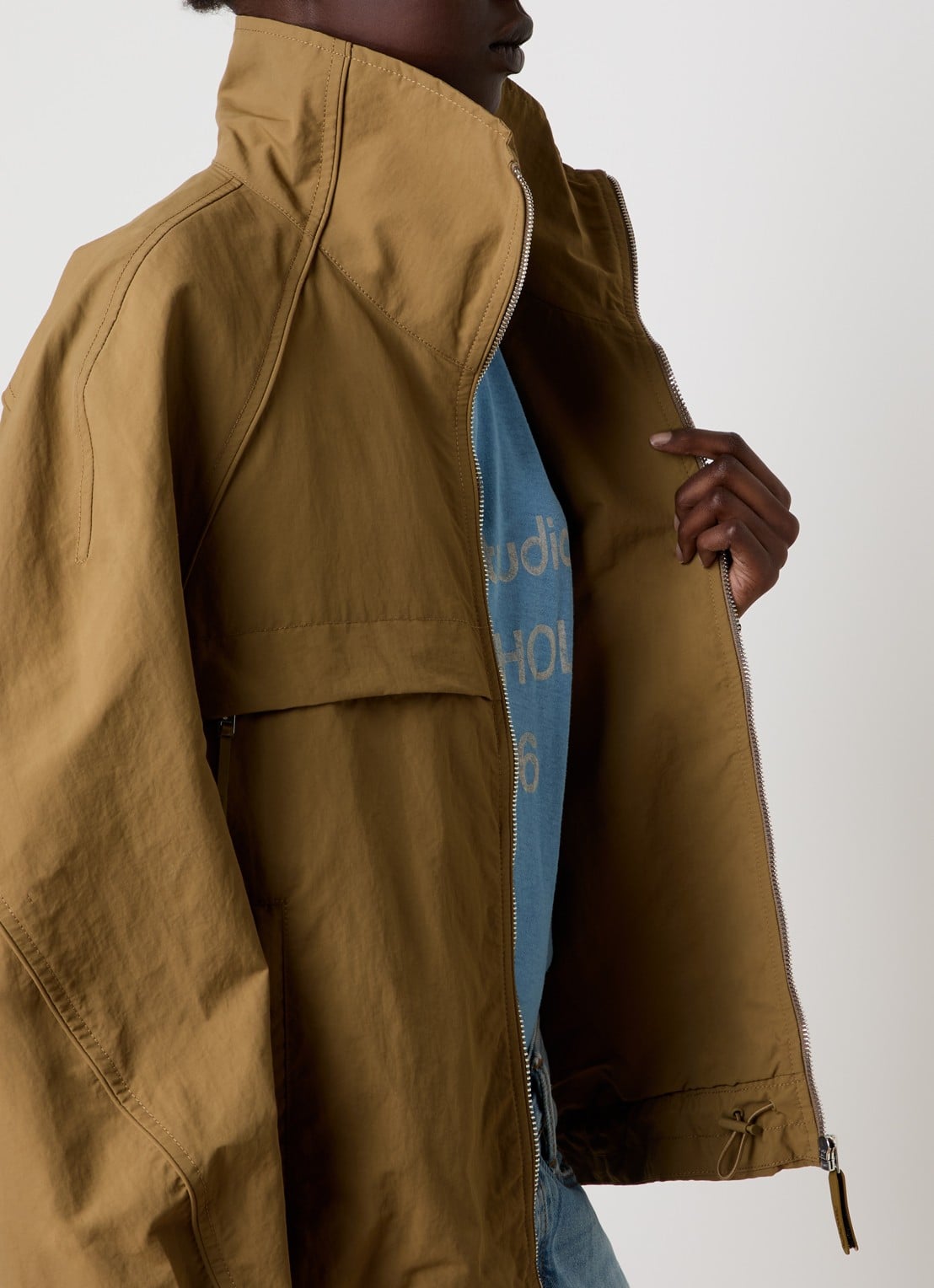 Acne Studios Jack met ritszakken - detail 4 beige