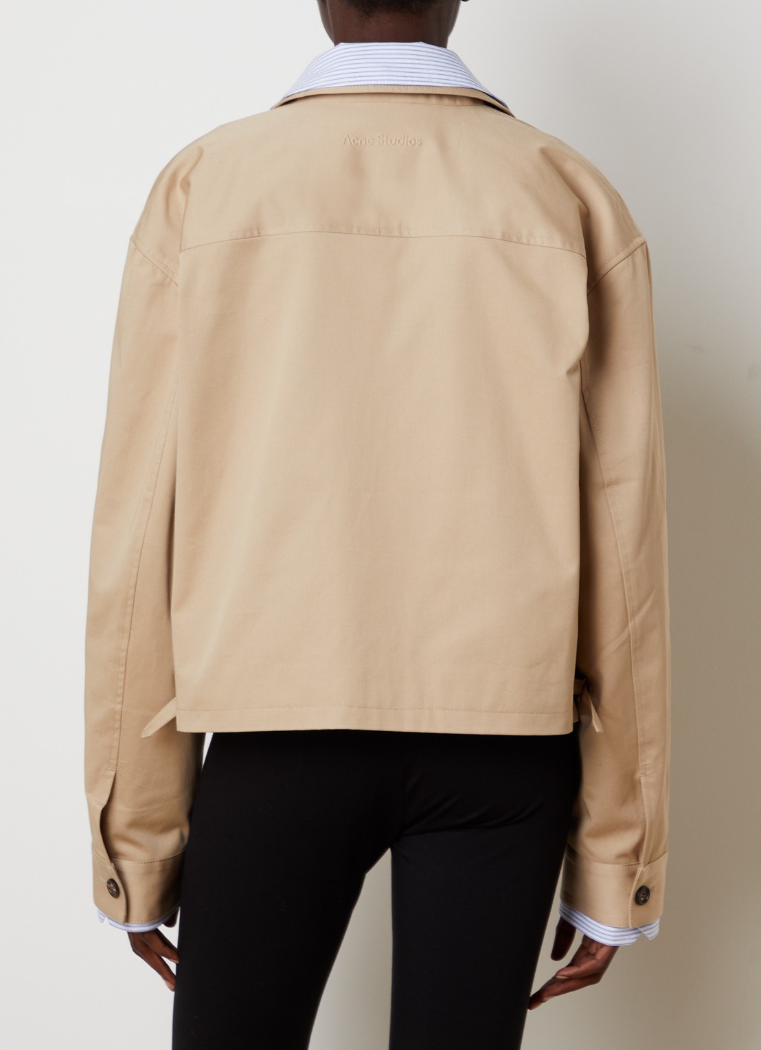 Acne Studios Jack met steekzakken - achterkant 4 beige