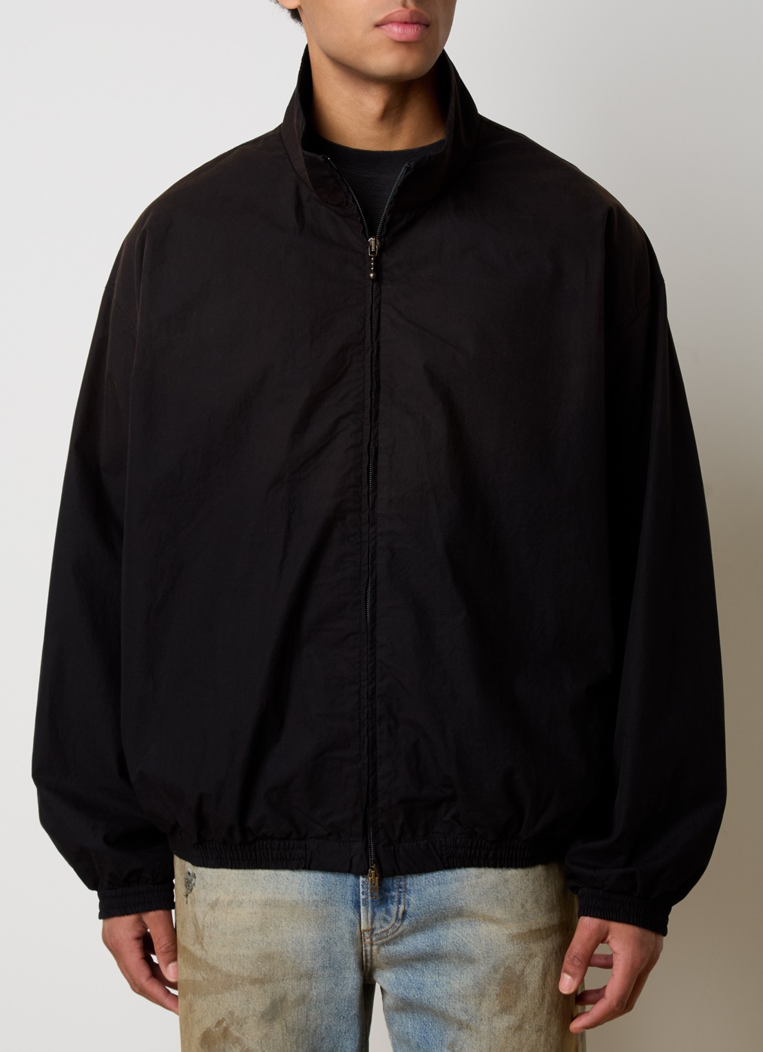 Acne Studios Jack van  katoen met backprint - detail zwart