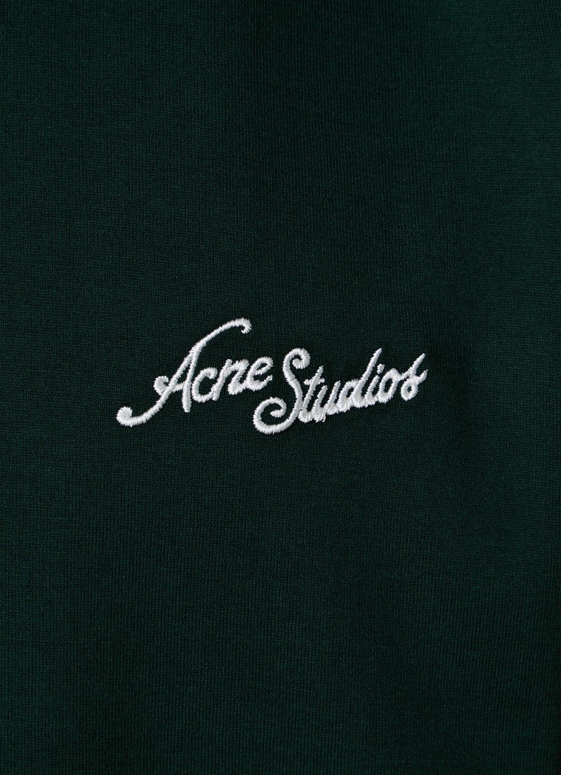 Acne Studios Longsleeve met logo - detail 4 donkergroen