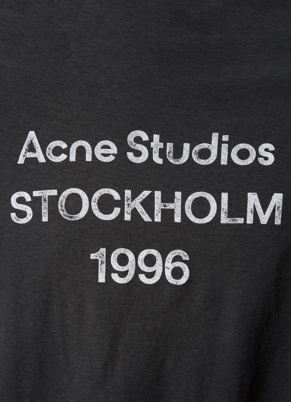 Acne Studios Longsleeve met logoprint - detail 4 zwart