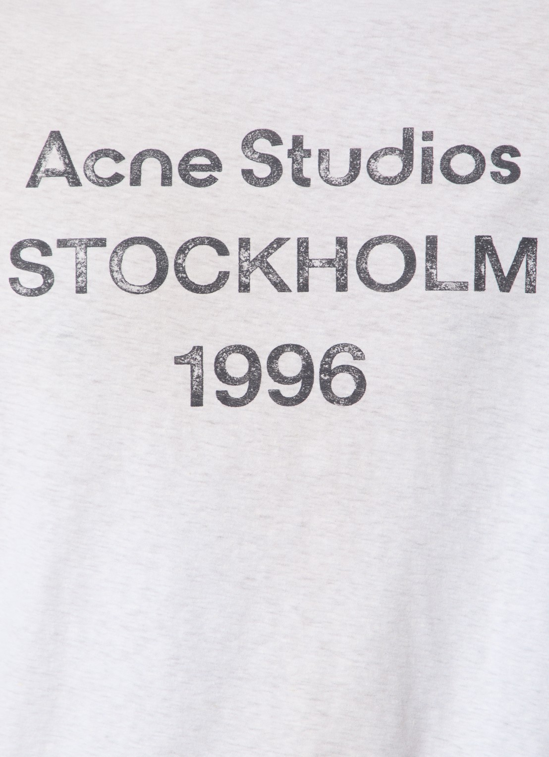 Acne Studios Longsleeve met logoprint - detail 2 gebroken wit
