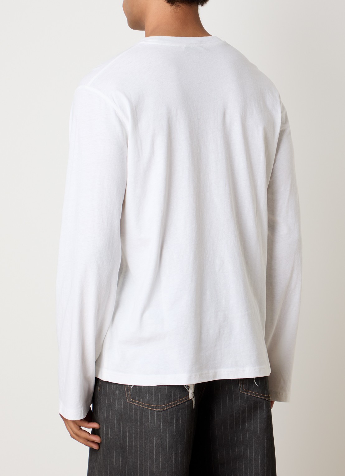 Acne Studios Longsleeve met logoprint - achterkant 2 wit