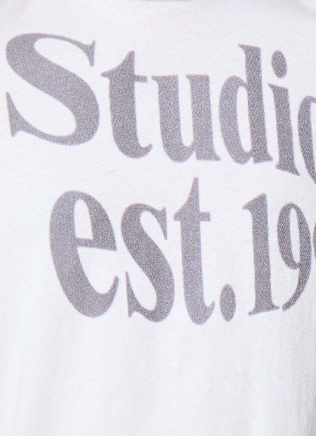 Acne Studios Longsleeve met logoprint - detail 9 wit