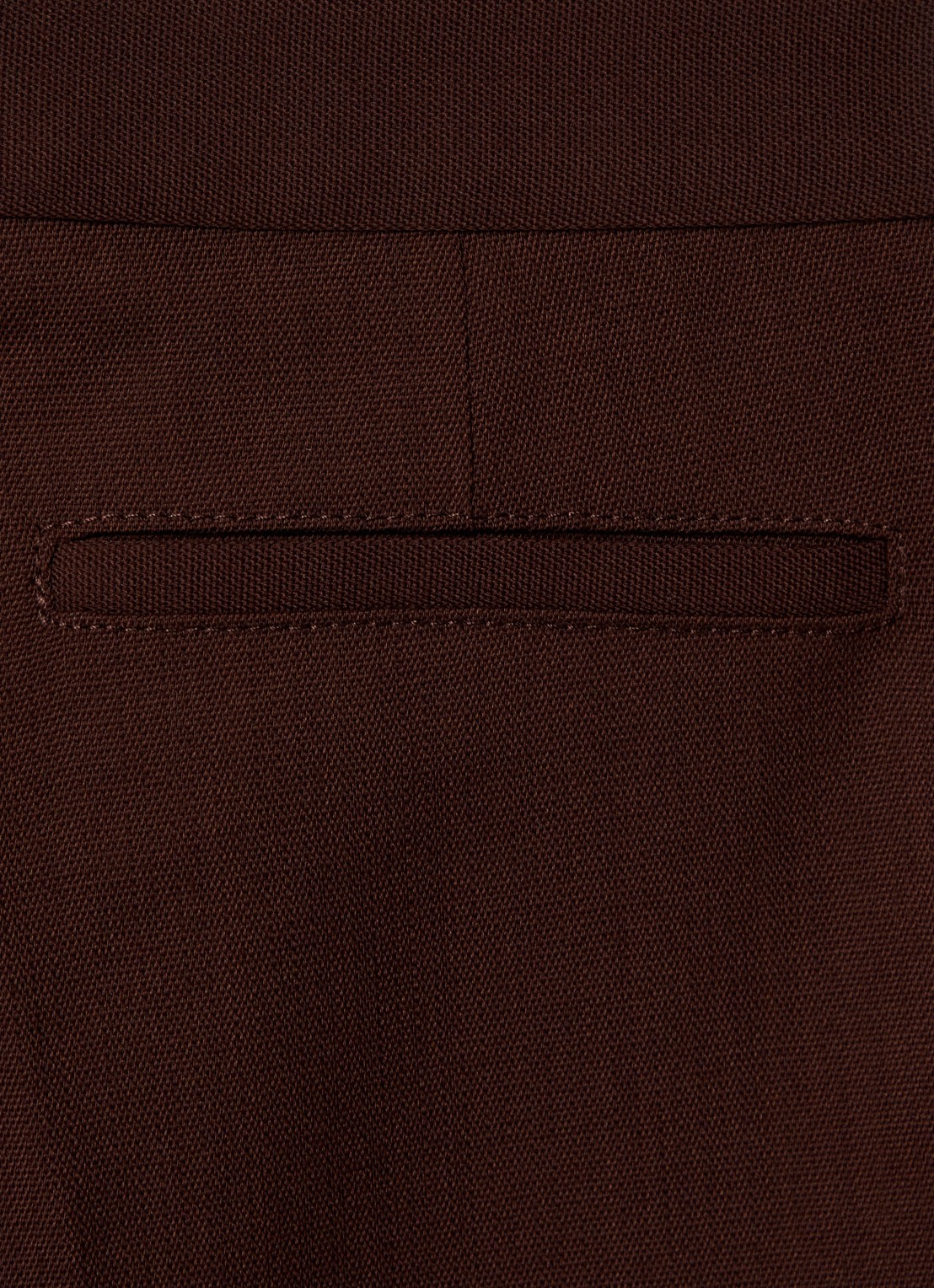 Acne Studios Mid waist flared pantalon in wolblend - detail 5 bruin