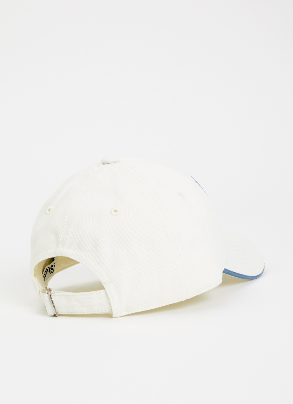 Acne Studios Pet met logoborduring - detail ivoor
