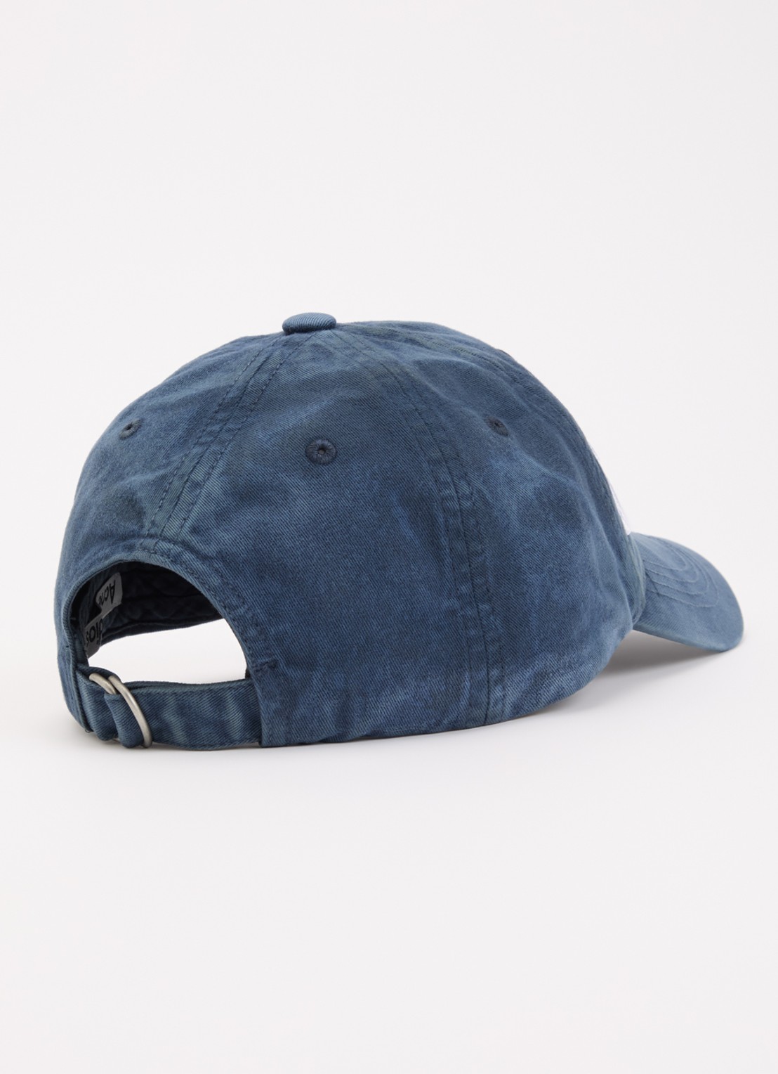 Acne Studios Pet van denim met logoborduring - detail indigo