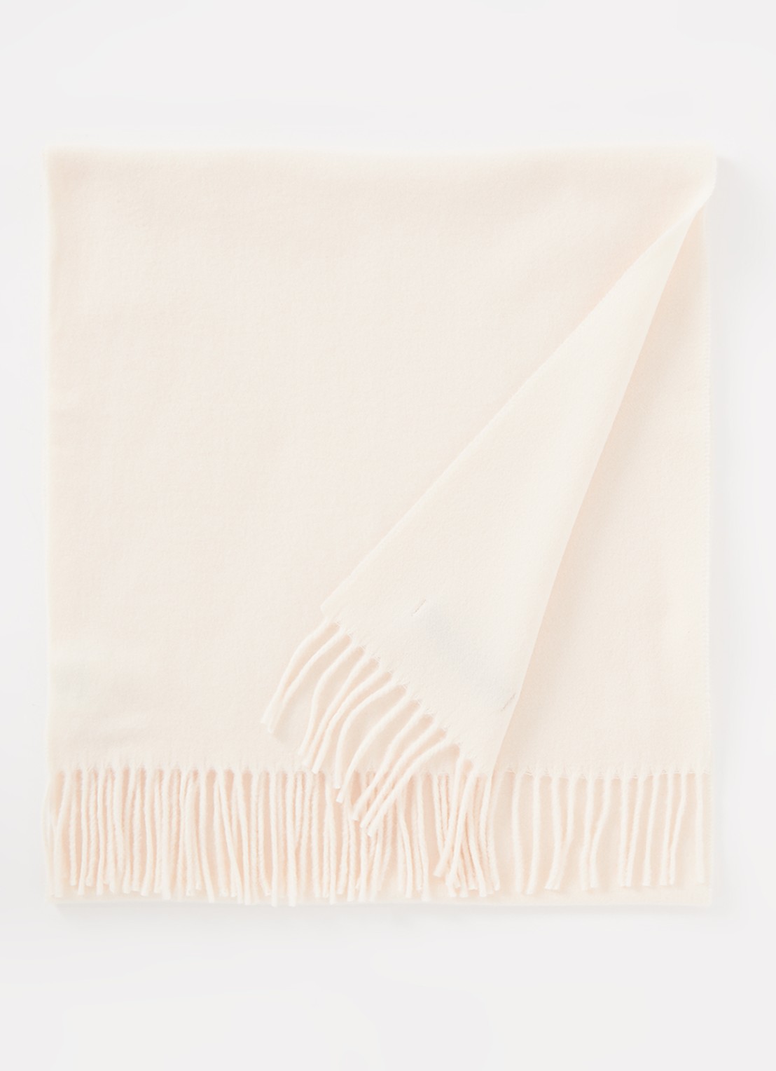 Acne Studios Sjaal van wol 200 x 45 cm - voorkant lichtroze